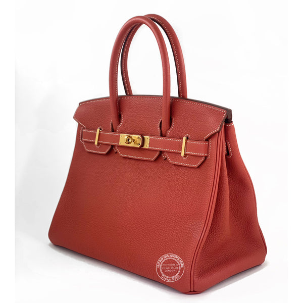 Hermès Birkin 30cm Sanguine Togo GHW