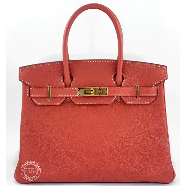 Hermès Birkin 30cm Sanguine Togo GHW