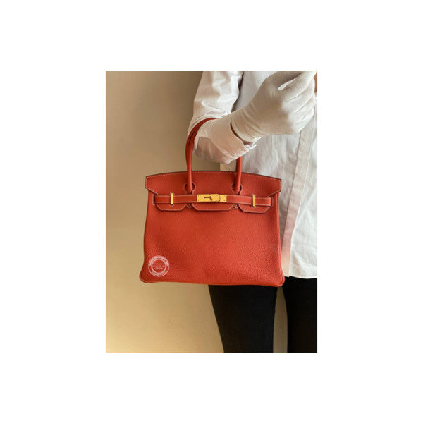 Hermès Birkin 30cm Sanguine Togo GHW