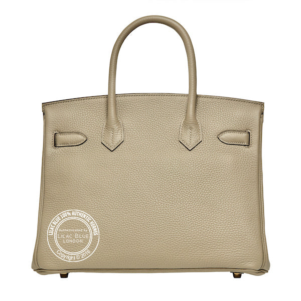 Hermès Birkin 30cm Sauge Clemence GHW