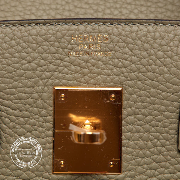 Hermès Birkin 30cm Sauge Clemence GHW