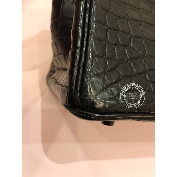 Hermès Birkin 30cm So Black Croc Black Preloved