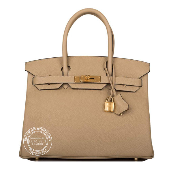 Hermès Birkin 30cm Trench Clemence GHW