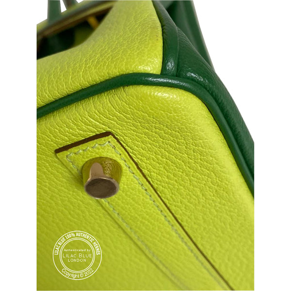 Hermes Birkin 30cm Vert Anis/Vert Bengale HSS Chevre GHW - Preloved