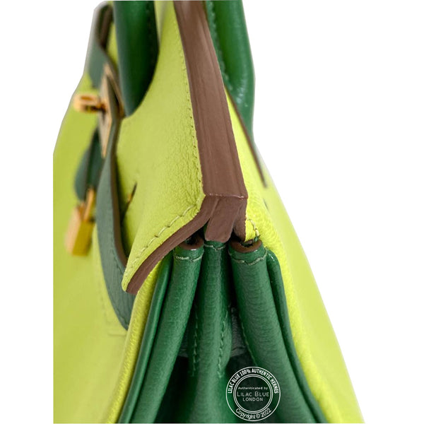 Hermes Birkin 30cm Vert Anis/Vert Bengale HSS Chevre GHW - Preloved