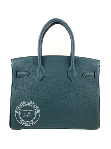 Hermès Birkin 30cm Vert Cypress Togo PHW
