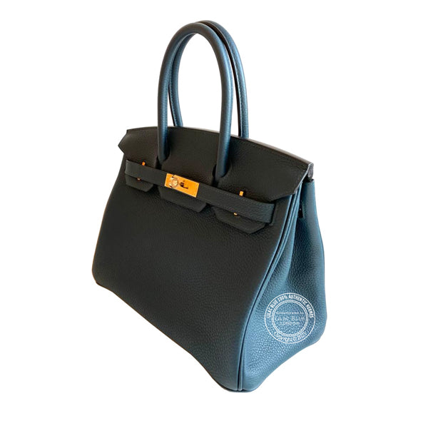 Hermès Birkin 30cm Vert Cypress Clemence GHW
