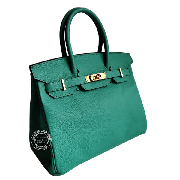 Hermès Birkin 30cm Vert Vertigo Epsom GHW