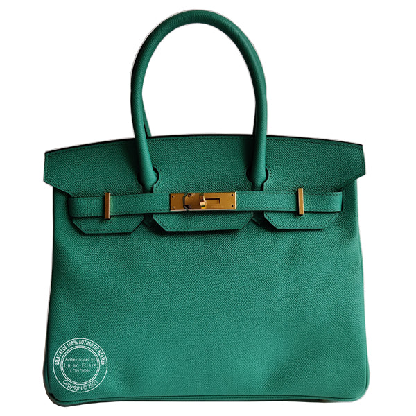 Hermès Birkin 30cm Vert Vertigo Epsom GHW