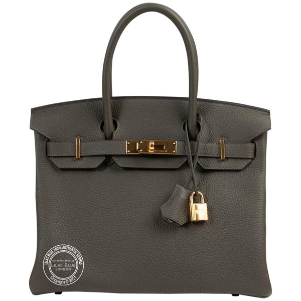 Hermès Birkin 30cm Vert de Gris Togo GHW