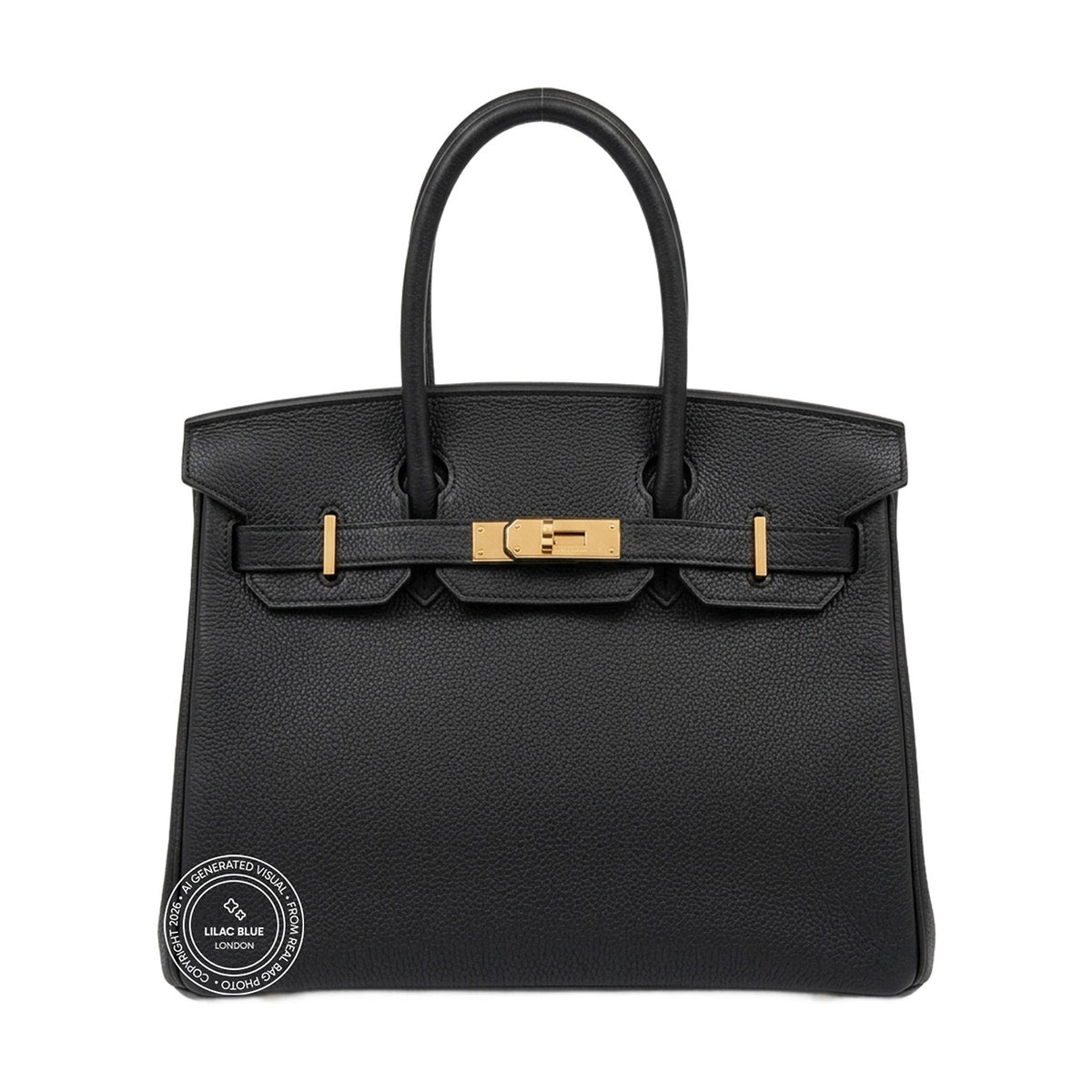 Hermès Birkin 30cm Black Togo GHW - Preloved