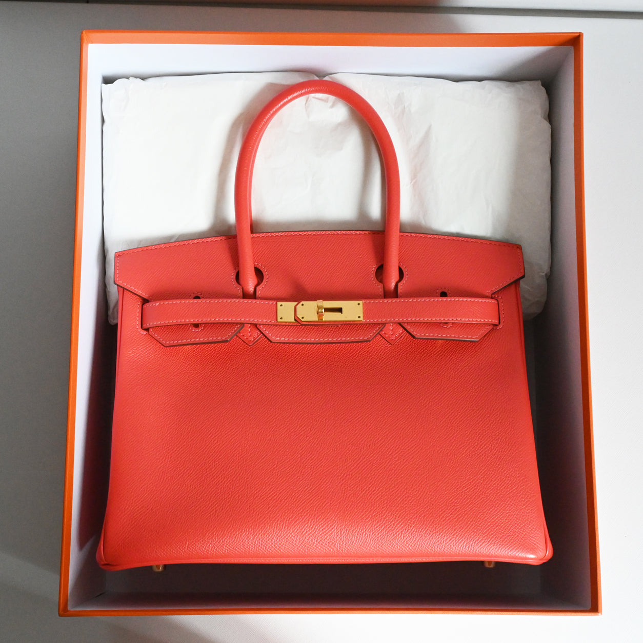 Hermès Birkin 30cm Rose Jaipur Epsom GHW