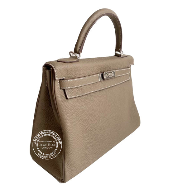 Hermès Kelly 32cm Etoupe Togo PHW