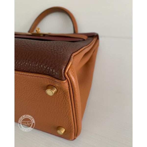 Hermès Kelly 32cm Tri Colour Clemence GHW - Vintage