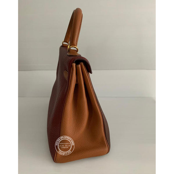 Hermès Kelly 32cm Tri Colour Clemence GHW - Vintage