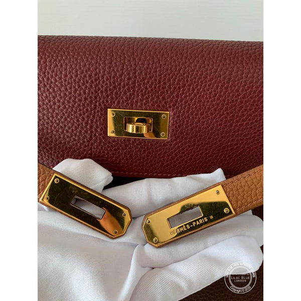 Hermès Kelly 32cm Tri Colour Clemence GHW - Vintage