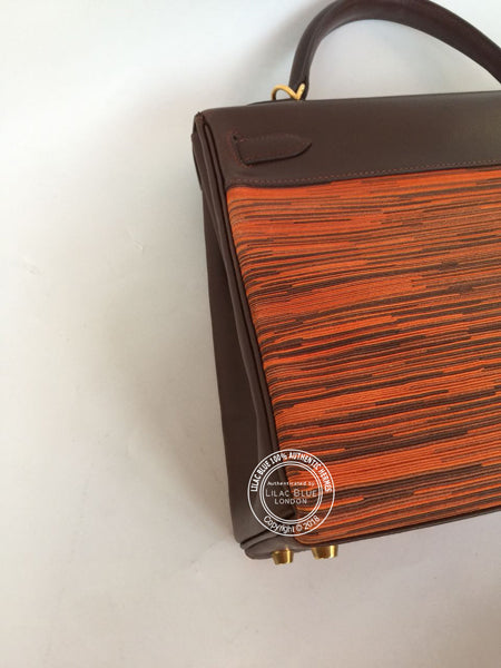 Hermès Kelly 32cm Kelly Vibrato GHW - Preloved