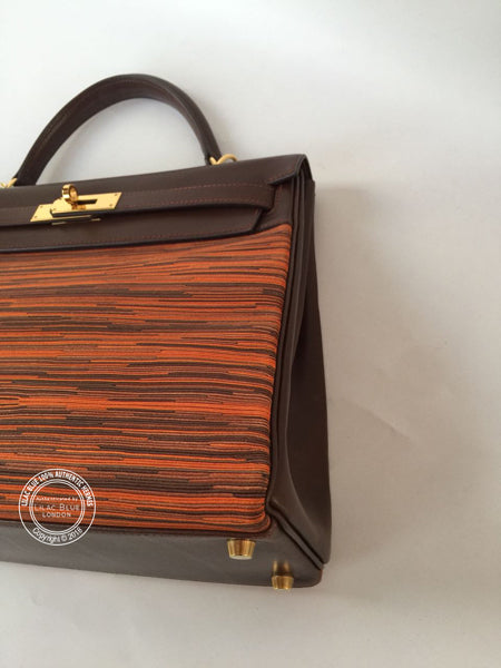Hermès Kelly 32cm Kelly Vibrato GHW - Preloved