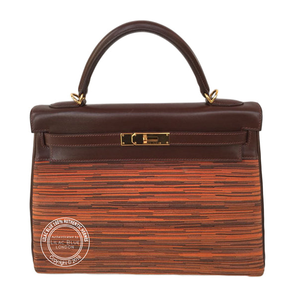 Hermès Kelly 32cm Kelly Vibrato GHW - Preloved