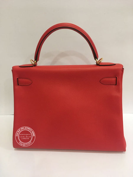 32cm Rouge Tomate Kelly. Evercolour, Gold