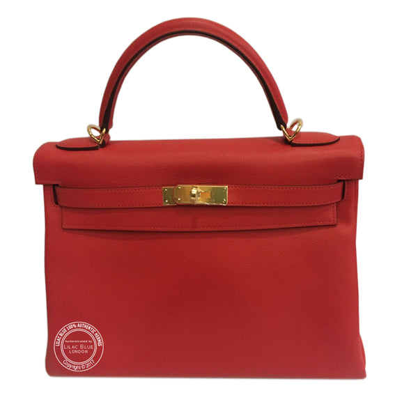 32cm Rouge Tomate Kelly. Evercolour, Gold