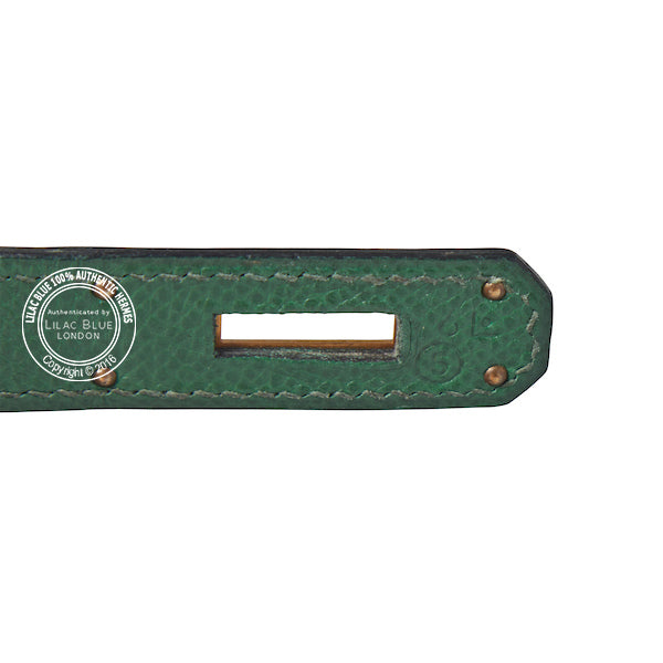 Hermès Kelly 32cm Vert Clair Courchevel GHW - Vintage