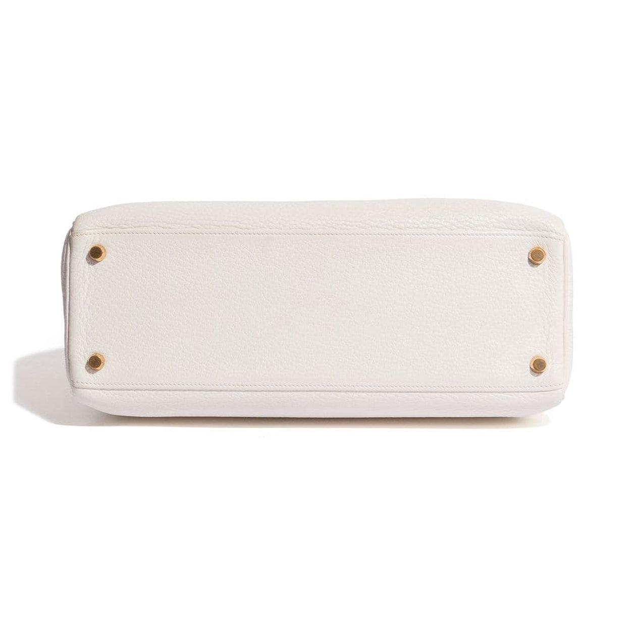 Hermes Kelly 32cm White Clemence GHW - Preloved