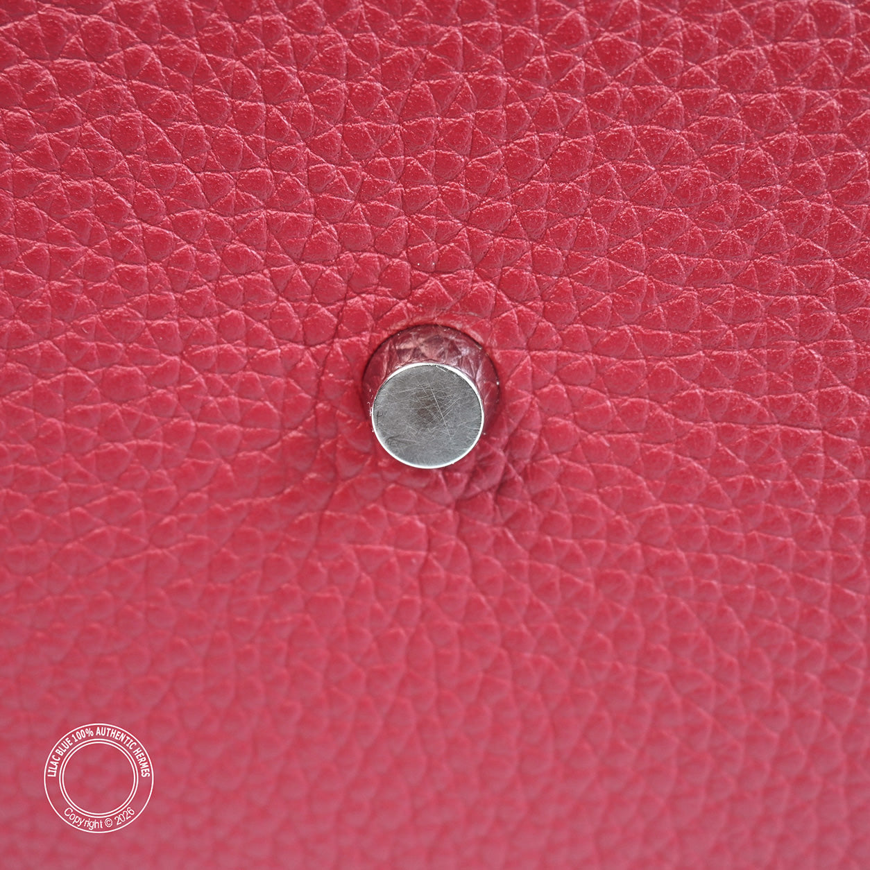 Hermès Lindy 34 Rouge Grenat Clemence PHW - Preloved