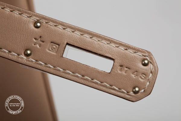 Hermès Birkin 35cm Argile Tadelakt PHW Guilloche