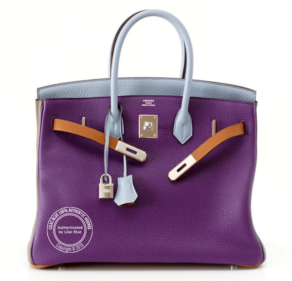 Hermès Birkin 35cm Arlequin Togo PHW