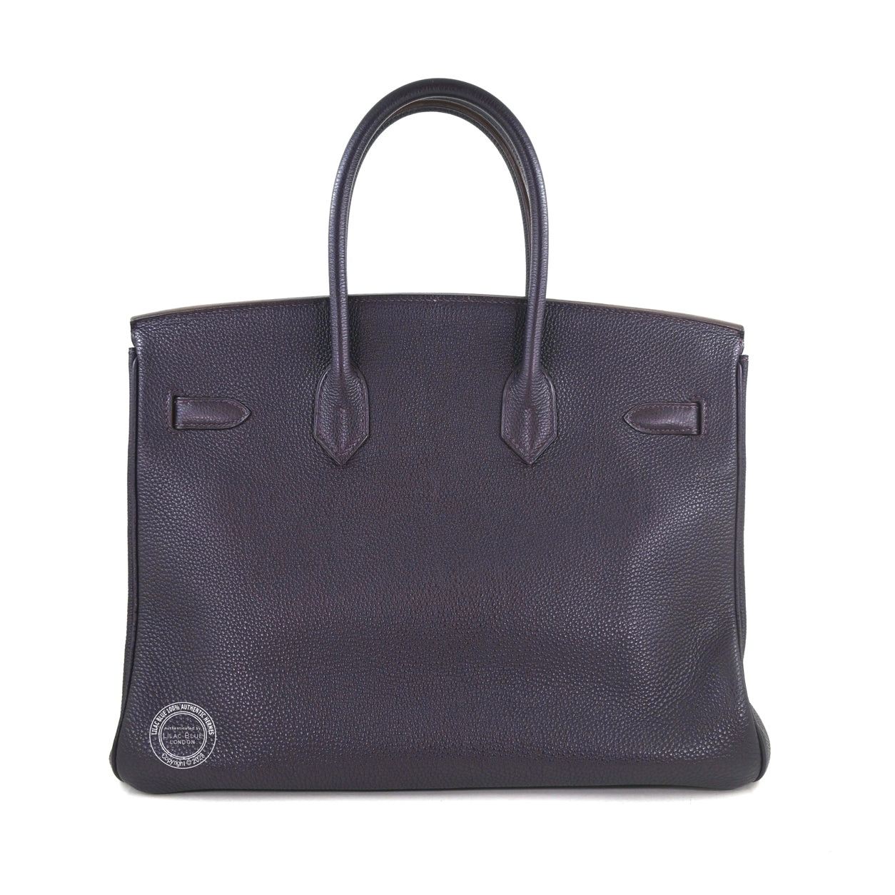 Hermes Birkin 35cm Aubergine Togo PHW - Preloved