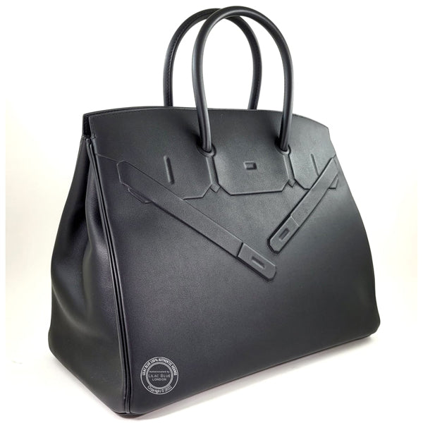 Hermès Birkin 35cm Black Shadow Swift