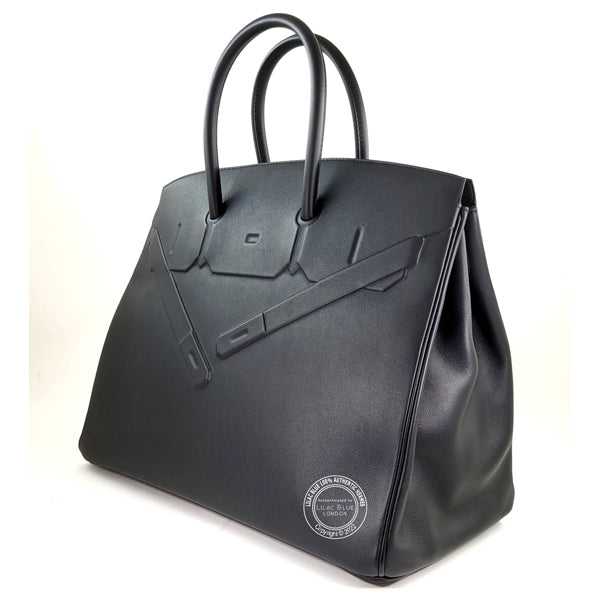 Hermès Birkin 35cm Black Shadow Swift