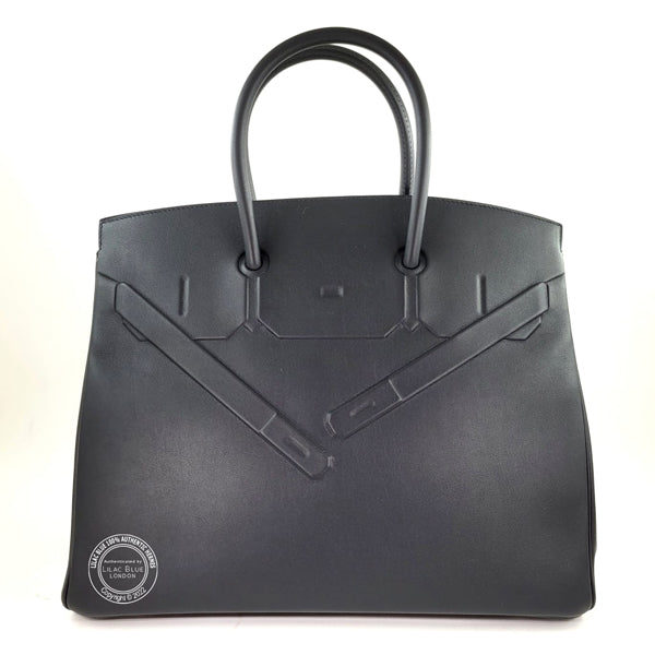Hermès Birkin 35cm Black Shadow Swift