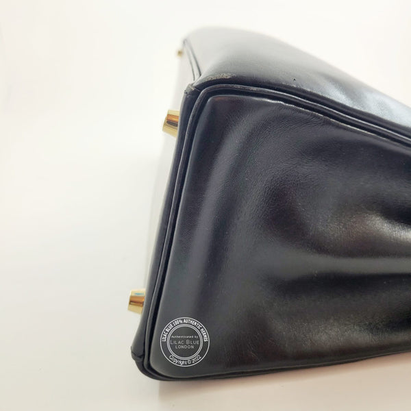 Hermès Kelly 35cm Black Box GHW - Preloved