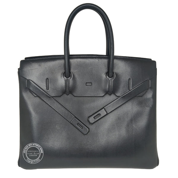 Hermès Birkin 35cm Black Shadow Swift - Preloved