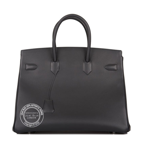 Hermès Birkin 35cm Black Shadow Swift