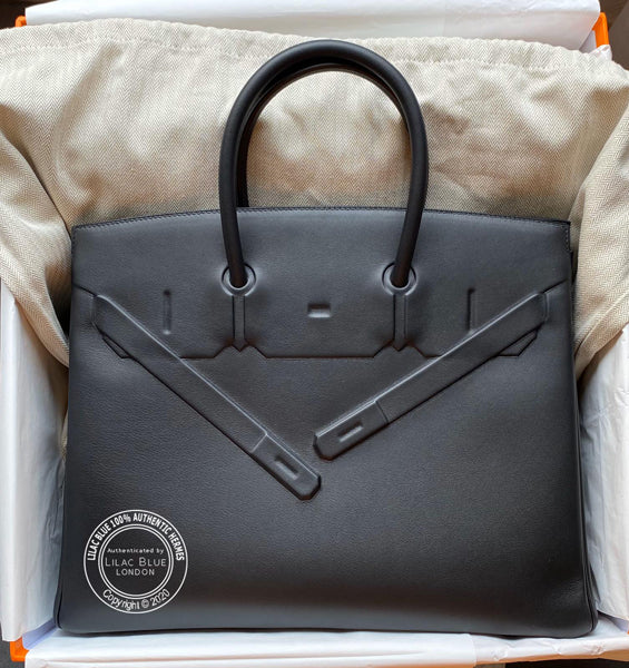 Hermès Birkin 35cm Black Shadow Swift