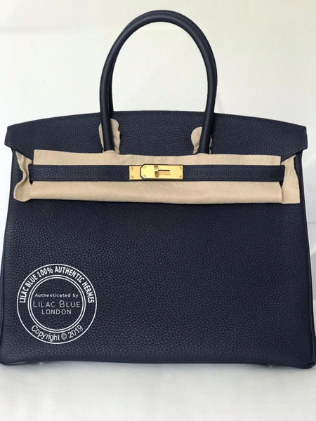 Hermès Birkin 35cm Bleu Nuit Togo GHW