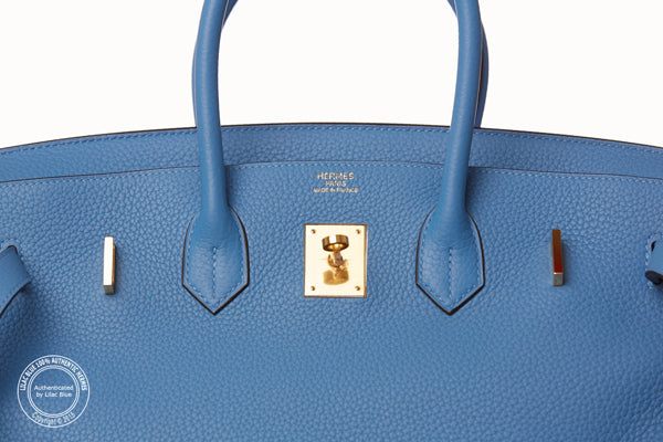 Hermès Birkin 35cm Bleu Paradis Clemence GHW