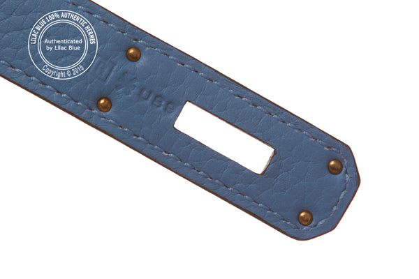 Hermès Birkin 35cm Bleu Paradis Clemence GHW