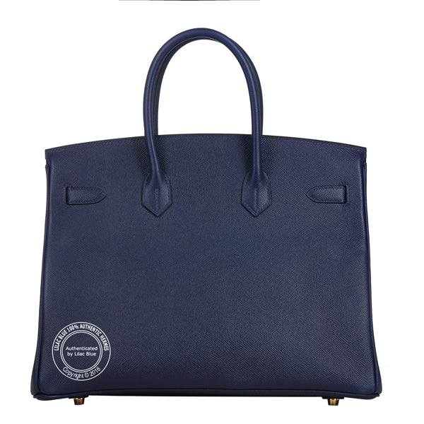 Hermès Birkin 35cm Bleu Saphir Epsom GHW