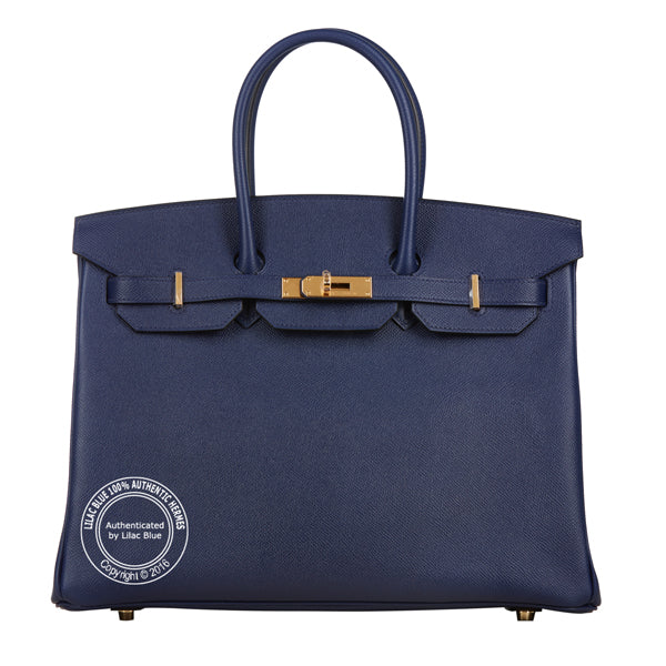 Hermès Birkin 35cm Bleu Saphir Epsom GHW