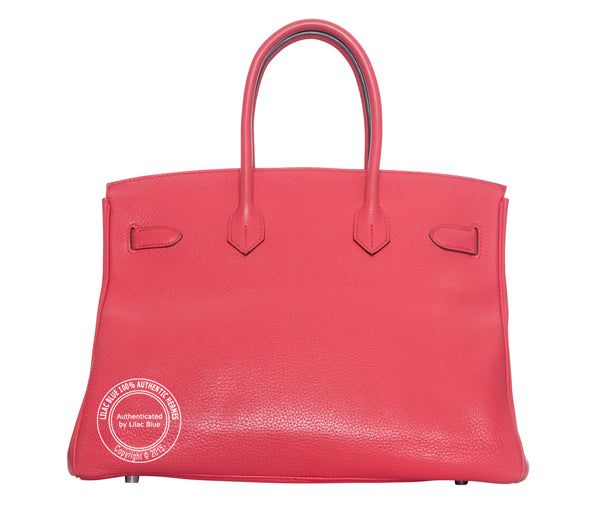 Hermès Birkin 35cm Bougainvillea Togo PHW - Preloved