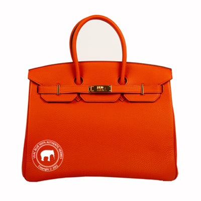 Hermes Birkin 35cm Capucine Togo GHW