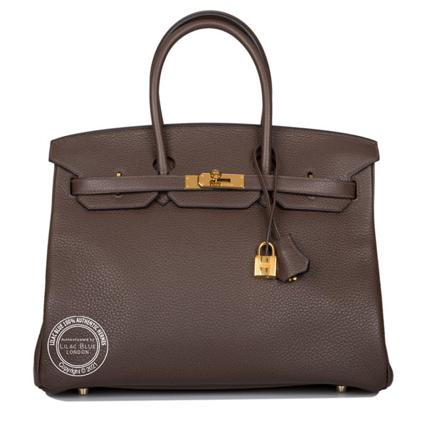 Hermès Birkin 35cm Chocolate Togo GHW