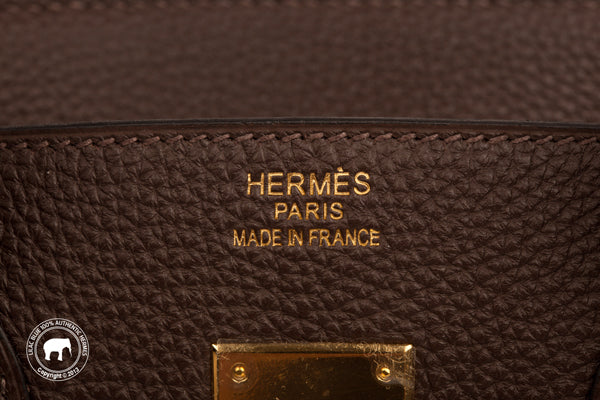 Hermes Birkin 35cm Cacao Clemence GHW