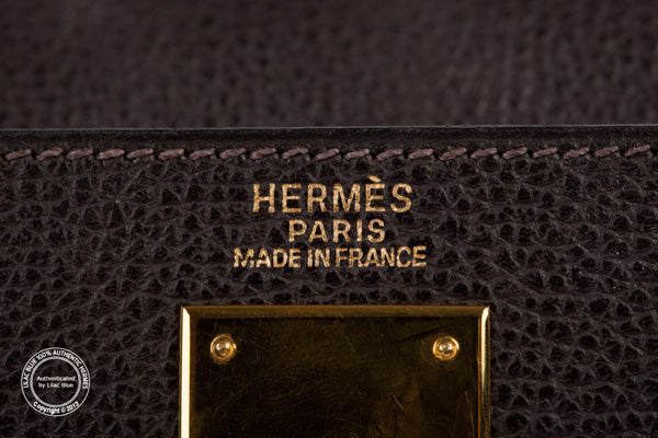 Hermès Kelly 32cm Chocolate Kelly Togo GHW - Preloved