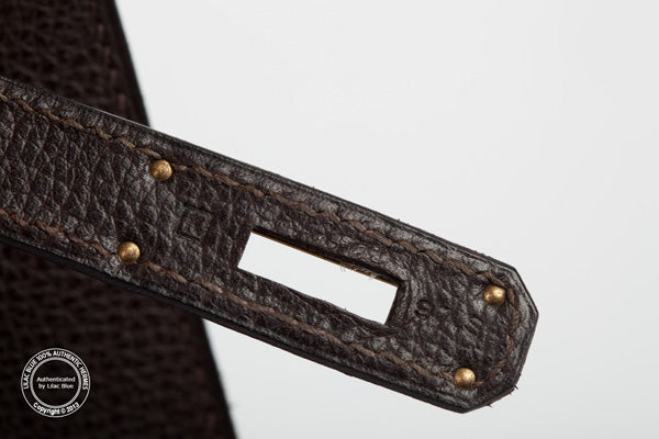 Hermès Kelly 32cm Chocolate Kelly Togo GHW - Preloved