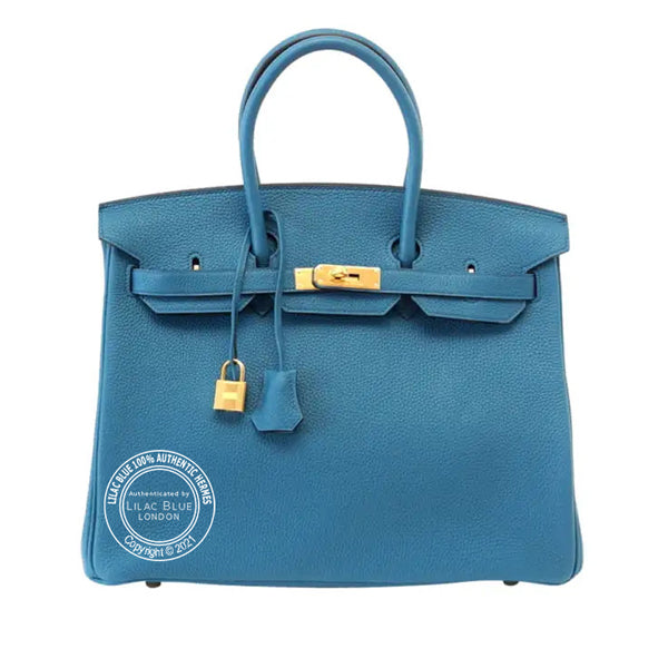 Hermès Birkin 35cm Cobalt Togo GHW